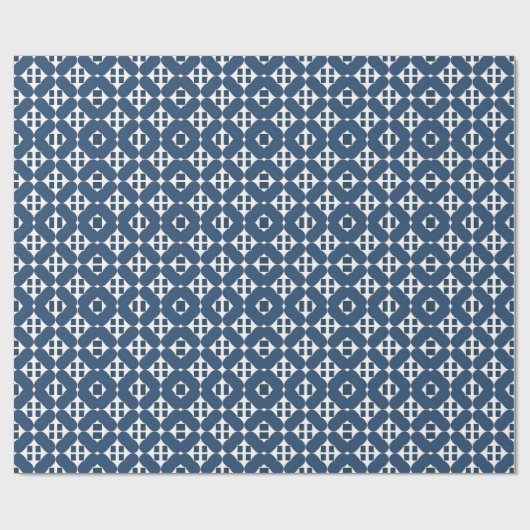 Abstrakte geometrische Formen Geschenkpapier (Flach)