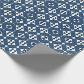 Abstrakte geometrische Formen Geschenkpapier (Ecke)