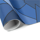 Abstrakte geometrische Formen Geschenkpapier (Rolleneckpunkt)
