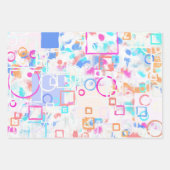 Abstrakte geometrische Formen Geschenkpapier Set (Vorderseite 3)