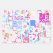 Abstrakte geometrische Formen Geschenkpapier Set (Vorderseite 2)