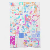 Abstrakte geometrische Formen Geschirrtuch (Vertikal)