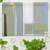 Abstrakte geometrische Formen Handtuch (Gefaltet)