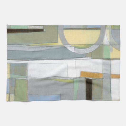 Abstrakte geometrische Formen Handtuch (Horizontal)