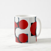 Abstrakte geometrische Formen Kaffeetasse (VorderseiteRechts)