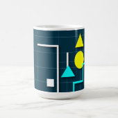 abstrakte geometrische Formen Kaffeetasse (Mittel)