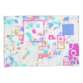 Abstrakte geometrische Formen Kissenbezug (Vorderseite-Rechts)