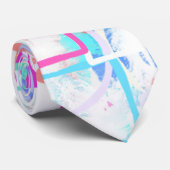 Abstrakte geometrische Formen Krawatte (Gerollt)