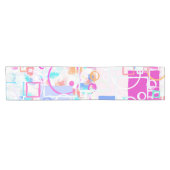 Abstrakte geometrische Formen Kurzer Tischläufer (Horizontal)