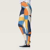 Abstrakte geometrische Formen Leggings (Links)