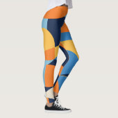 Abstrakte geometrische Formen Leggings (Rechts)