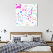 Abstrakte geometrische Formen Leinwanddruck (Insitu (Schlafzimmer))