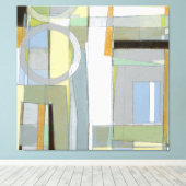 Abstrakte geometrische Formen Leinwanddruck (Insitu (Holzboden))