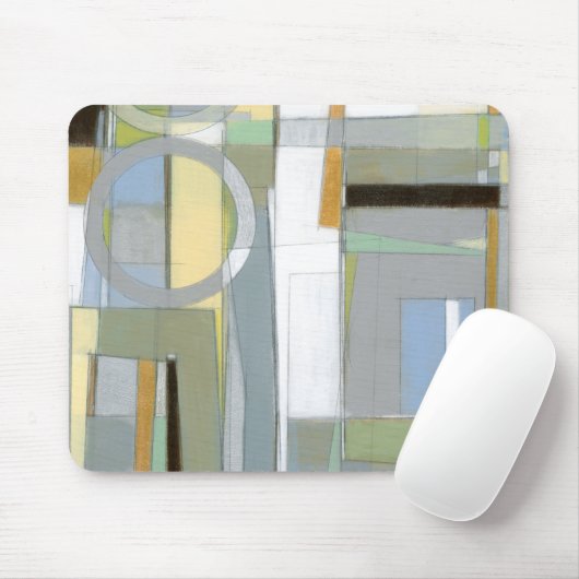 Abstrakte geometrische Formen Mousepad (Mit Mouse)