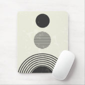 Abstrakte geometrische Formen Mousepad (Mit Mouse)