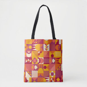 Abstrakte geometrische Formen nahtlos Tasche