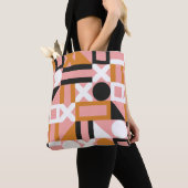 Abstrakte geometrische Formen nahtlos Tasche (Von Nahem)