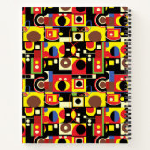 Abstrakte geometrische Formen Notizblock (Rückseite)