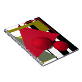 Abstrakte, geometrische Formen Notizblock (Rechte Seite)