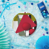 Abstrakte, geometrische Formen Pappteller (Party)