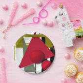 Abstrakte, geometrische Formen Pappteller (Party)