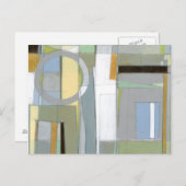 Abstrakte geometrische Formen Postkarte (Vorne/Hinten)