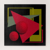 Abstrakte, geometrische Formen Puzzle (Horizontal)