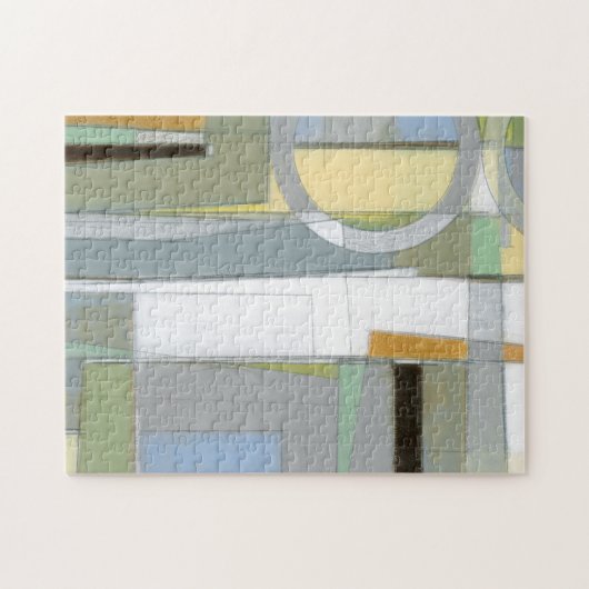 Abstrakte geometrische Formen Puzzle (Horizontal)