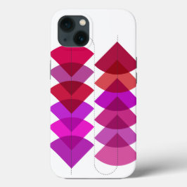 Abstrakte geometrische Formen rosa lila Case-Mate iPhone Hülle