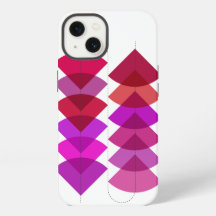 Abstrakte geometrische Formen rosa lila