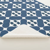 Abstrakte geometrische Formen Sherpadecke (3/4)