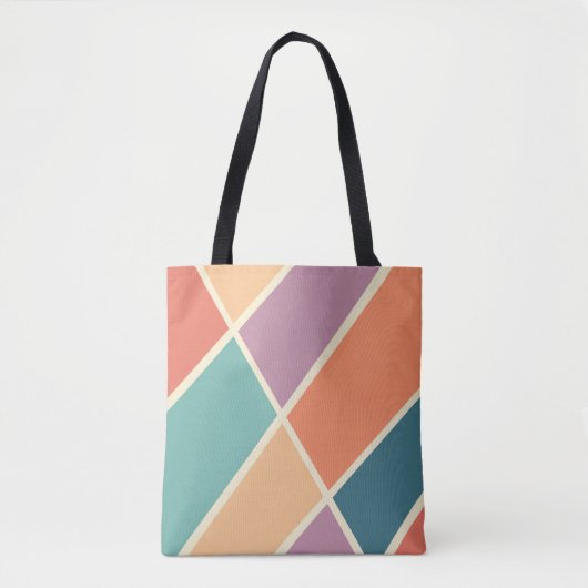Abstrakte geometrische Formen Tasche (Vorderseite)