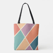 Abstrakte geometrische Formen Tasche (Rückseite)