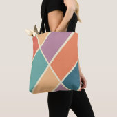 Abstrakte geometrische Formen Tasche (Von Nahem)