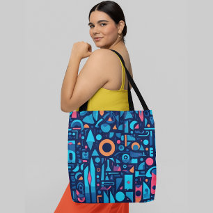 Abstrakte geometrische Formen Tasche