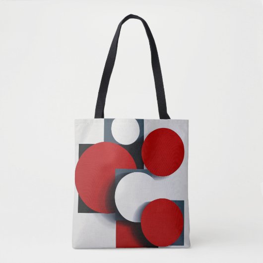 Abstrakte geometrische Formen Tasche (Vorderseite)