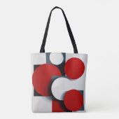 Abstrakte geometrische Formen Tasche (Rückseite)