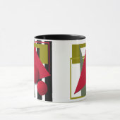 Abstrakte, geometrische Formen Tasse (Zentrum)