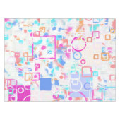 Abstrakte geometrische Formen Tischdecke (Vorderseite (Horizontal))