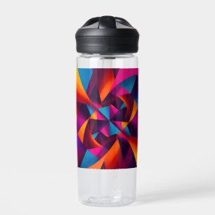 abstrakte geometrische Formen Trinkflasche