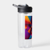 abstrakte geometrische Formen Trinkflasche (Rechts)