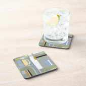 Abstrakte geometrische Formen Untersetzer (Rechte Seite)