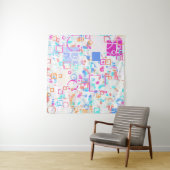 Abstrakte geometrische Formen Wandteppich (Beispiel (Horizontal))