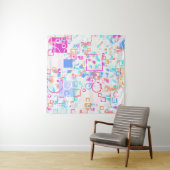 Abstrakte geometrische Formen Wandteppich (Beispiel)