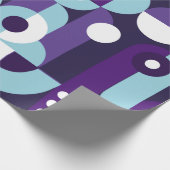 Abstrakte geometrische Formsabstraktion, Kunst, Ku Geschenkpapier (Ecke)