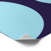 Abstrakte geometrische Formsabstraktion, Kunst, Ku Poster (Ecke)