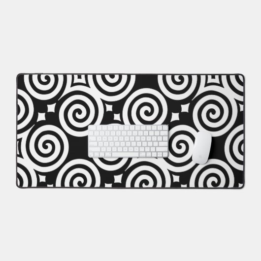 Abstrakte geometrische Gaming-Schreibtischmatte in Schreibtischunterlage (Tastatur & Maus)