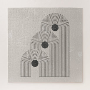 Abstrakte geometrische Gleichgewichtsformen Mitte  Puzzle