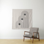 Abstrakte geometrische Gleichgewichtsformen Mitte Wandteppich (Beispiel)