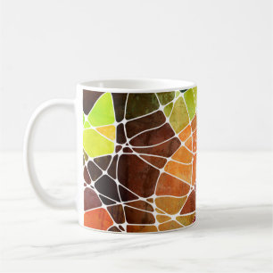 abstrakte geometrische Grunge Hintergrundabstract, Kaffeetasse
